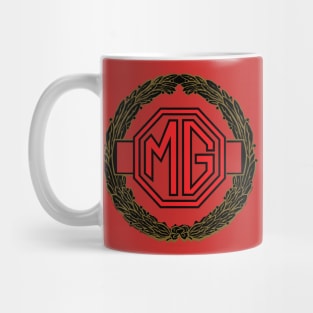 Vintage MG Wreath Mug